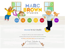 Tablet Screenshot of marcbrownstudios.com